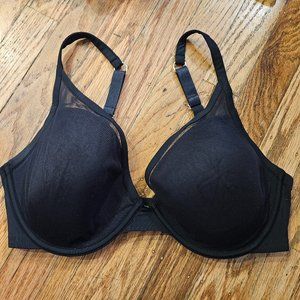 Worn once, ThirdLove 34E, Classic Uplift Plunge Bra, Black